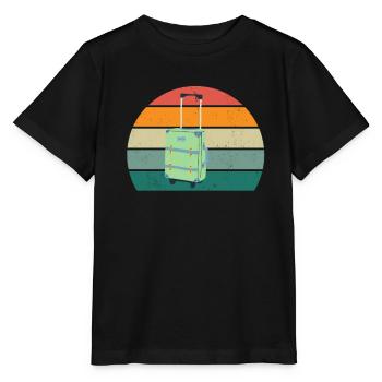 Reisen Reisender Reisender Ferien Urlauber Urlaub - Stanley/Stella Kinder T-Shirt MINI CREATOR  - Schwarz - Vorne - Mikhail (115cm)