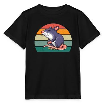 rats rat maman rat papa maison rat égout rat rat - T-shirt bio MINI CREATOR Stanley/Stella Enfant - noir - Devant - Mikhail (115cm)