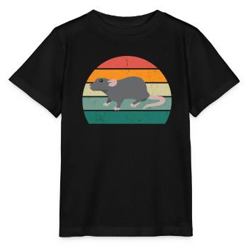 rats rat maman rat papa maison rat égout rat rat - T-shirt bio MINI CREATOR Stanley/Stella Enfant - noir - Devant - Mikhail (115cm)