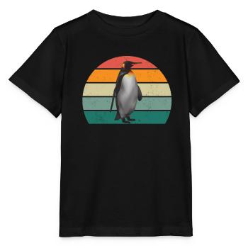Pinguin Südpol Antarktis Kaiserpinguin Eselpinguin - Stanley/Stella Kinder T-Shirt MINI CREATOR  - Schwarz - Vorne - Mikhail (115cm)