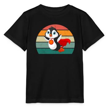 Pinguin Südpol Antarktis Kaiserpinguin Eselpinguin - Stanley/Stella Kinder T-Shirt MINI CREATOR  - Schwarz - Vorne - Mikhail (115cm)