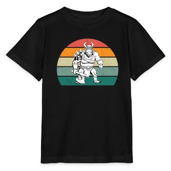 Orks Orkfestung Orkwaffe grausamer Ork Fantasy Ork - Stanley/Stella Kinder T-Shirt MINI CREATOR  - Schwarz - Vorne - Mikhail (115cm)