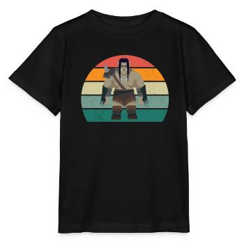 Orks Orkfestung Orkwaffe grausamer Ork Fantasy Ork - Stanley/Stella Kinder T-Shirt MINI CREATOR  - Schwarz - Vorne - Mikhail (115cm)