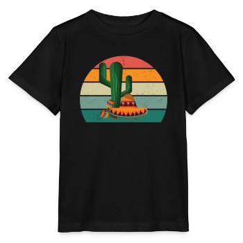Cuisine mexicaine Tacos Taco Tapas Nachos Mexique - T-shirt bio MINI CREATOR Stanley/Stella Enfant - noir - Devant - Mikhail (115cm)