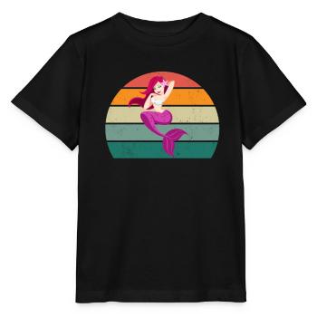 Sirène Sirène Homme Caudal Fin Sirène Sirène - T-shirt bio MINI CREATOR Stanley/Stella Enfant - noir - Devant - Mikhail (115cm)