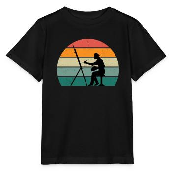 Peintre Peintre Dessin Dessinatrice Dessinatrice Couleur - T-shirt bio MINI CREATOR Stanley/Stella Enfant - noir - Devant - Mikhail (115cm)