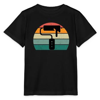 Peintre Peintre Dessin Dessinatrice Dessinatrice Couleur - T-shirt bio MINI CREATOR Stanley/Stella Enfant - noir - Devant - Mikhail (115cm)