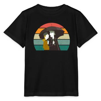 Mariage Mariage Petit ami Petite amie Mariage Amour - T-shirt bio MINI CREATOR Stanley/Stella Enfant - noir - Devant - Mikhail (115cm)