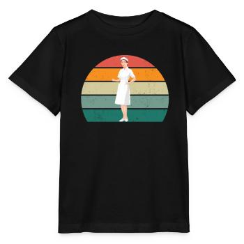 Heilen Helfen Heilung Gesundheit Krankenschwester - Stanley/Stella Kinder T-Shirt MINI CREATOR  - Schwarz - Vorne - Mikhail (115cm)