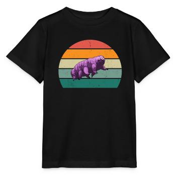 Microscope Tardian Slipper Microbiologie - T-shirt bio MINI CREATOR Stanley/Stella Enfant - noir - Devant - Mikhail (115cm)