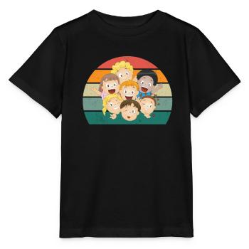 Kinder Kindergarten Spielen Junge Mädchen Kind - Stanley/Stella Kinder T-Shirt MINI CREATOR  - Schwarz - Vorne - Mikhail (115cm)