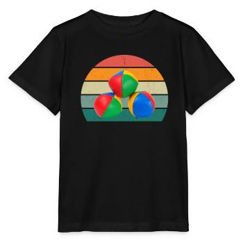 Jongleur Jongleur Boules Cône Plaque Jonglerie - T-shirt bio MINI CREATOR Stanley/Stella Enfant - noir - Devant - Mikhail (115cm)