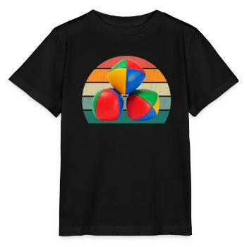 Juggler Juggler Balls Cone Plate Juggling - Stanley/Stella MINI CREATOR Kids’ T-Shirt - black - Front - Mikhail (115cm)