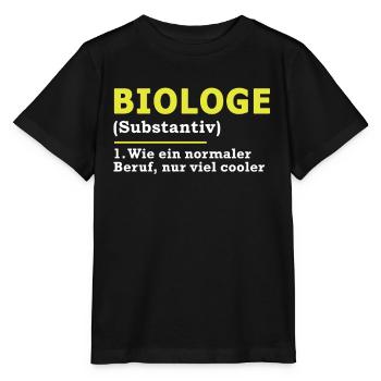 Biologe - Stanley/Stella Kinder T-Shirt MINI CREATOR  - Schwarz - Vorne - Mikhail (115cm)