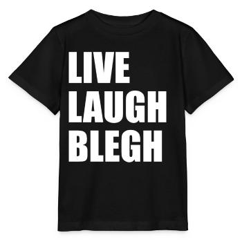 Live Laugh Blegh Heavy Metal Metalcore - Stanley/Stella Kinder T-Shirt MINI CREATOR  - Schwarz - Vorne - Mikhail (115cm)
