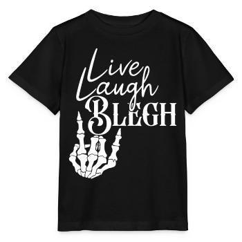 Live Laugh Blegh Heavy Metal Metalcore - Stanley/Stella Kinder T-Shirt MINI CREATOR  - Schwarz - Vorne - Mikhail (115cm)