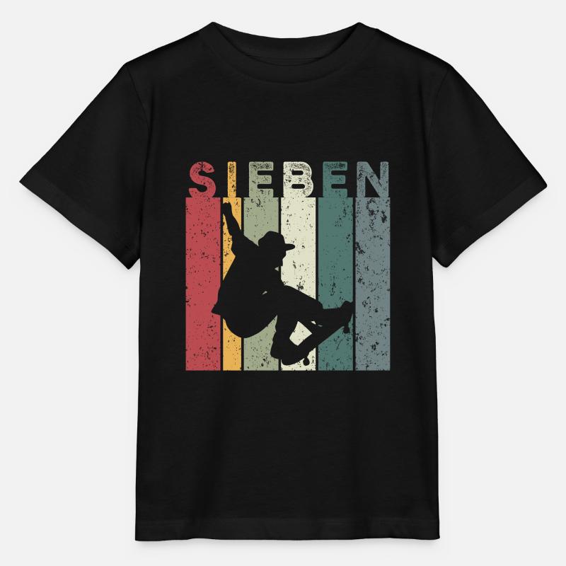 Sieben - Stanley/Stella Kinder T-Shirt MINI CREATOR  - Schwarz