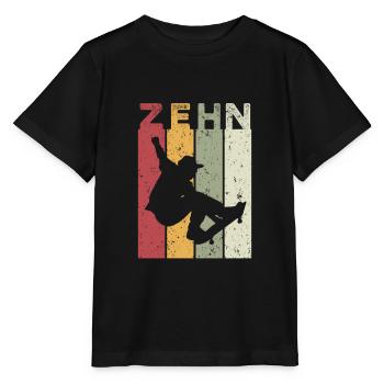 Zehn - Stanley/Stella Kinder T-Shirt MINI CREATOR  - Schwarz - Vorne - Mikhail (115cm)