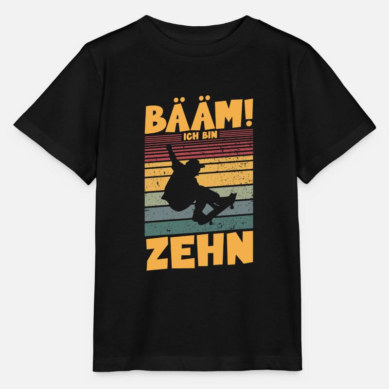 Bääm! Ich bin 10 - Stanley/Stella Kinder T-Shirt MINI CREATOR  - Schwarz