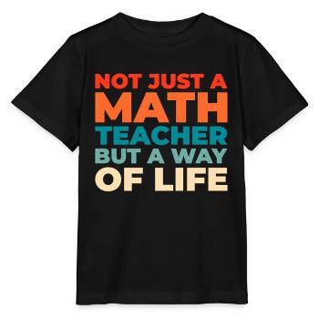 Math Teacher Math Teacher - Stanley/Stella MINI CREATOR Kids’ T-Shirt - black - Front - Mikhail (115cm)