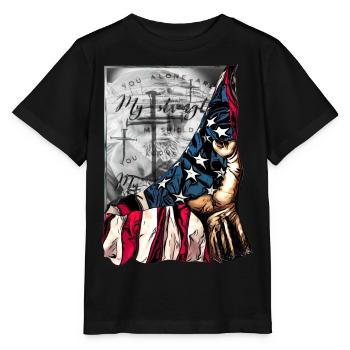 Dicton vrai cool pour les employés de l’Église - T-shirt bio MINI CREATOR Stanley/Stella Enfant - noir - Devant - Mikhail (115cm)