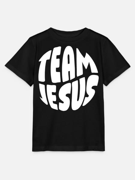 Team Jesus - Stanley/Stella Kinder T-Shirt MINI CREATOR  - Schwarz