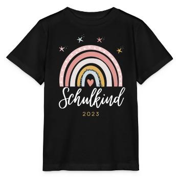 Schulkind 2023 Einschulung Erstklässler Schülerin - Stanley/Stella Kinder T-Shirt MINI CREATOR  - Schwarz - Vorne - Mikhail (115cm)