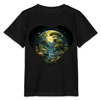 Love Mother Earth - Stanley/Stella MINI CREATOR Kids’ T-Shirt - black - Front - Mikhail (115cm)