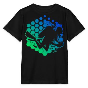 Plongée sous-marine Plongeur Plongée sous-marine Plongée sous-marine - T-shirt bio MINI CREATOR Stanley/Stella Enfant - noir - Devant - Mikhail (115cm)