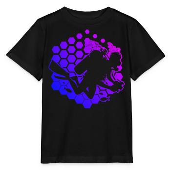 Scuba Taucher Tauchen Scuba Diver Scuba Tauchen - Stanley/Stella Kinder T-Shirt MINI CREATOR  - Schwarz - Vorne - Mikhail (115cm)