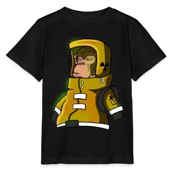 Monkeysta - T-shirt bio MINI CREATOR Stanley/Stella Enfant - noir - Devant - Mikhail (115cm)