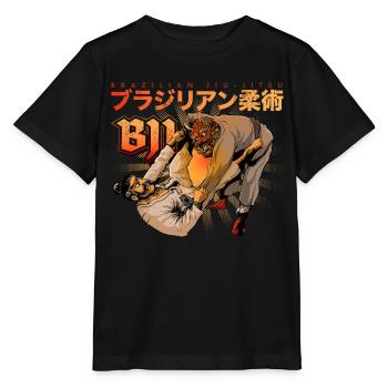 Brazilian Jiu-Jitsu - Stanley/Stella Kinder T-Shirt MINI CREATOR  - Schwarz - Vorne - Mikhail (115cm)