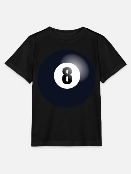 Billardkugel - Stanley/Stella Kinder T-Shirt MINI CREATOR - Schwarz