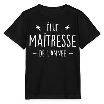 Gewählte Herrin des Jahres - Formidable Mistress - Stanley/Stella Kinder T-Shirt MINI CREATOR  - Schwarz - Vorne - Mikhail (115cm)
