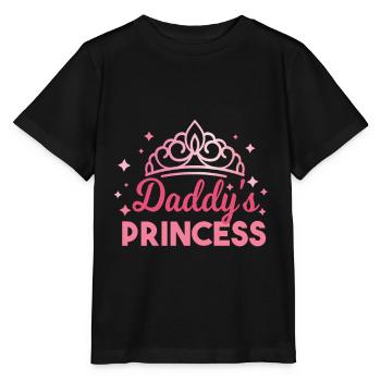 Papas Prinzessin Daddy's Princess Mädchen Frauen - Stanley/Stella Kinder T-Shirt MINI CREATOR  - Schwarz - Vorne - Mikhail (115cm)