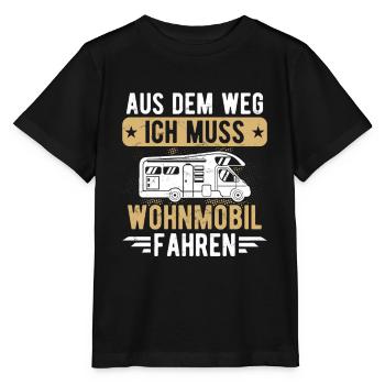 Wohnmobil witziges Camping Motiv Camper Sprüche - Stanley/Stella Kinder T-Shirt MINI CREATOR  - Schwarz - Vorne - Mikhail (115cm)