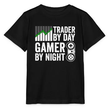 Funny Stock Exchange Day Trader Wall Street Stocks - Stanley/Stella Kinder T-Shirt MINI CREATOR  - Schwarz - Vorne - Mikhail (115cm)