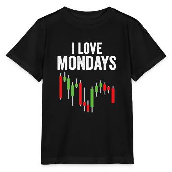 Lustiger Börsen-Tag Händler Wall Street Aktien - Stanley/Stella Kinder T-Shirt MINI CREATOR  - Schwarz - Vorne - Mikhail (115cm)