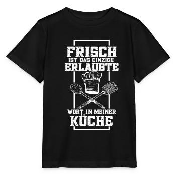 Fresh is the only F Word allowed in my K - Stanley/Stella Kinder T-Shirt MINI CREATOR  - Schwarz - Vorne - Mikhail (115cm)