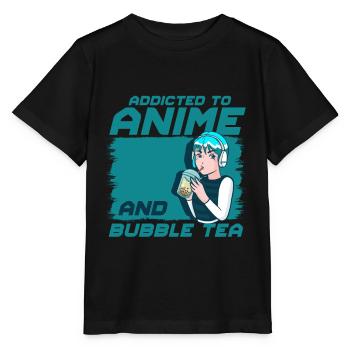 anime - T-shirt bio MINI CREATOR Stanley/Stella Enfant - noir - Devant - Mikhail (115cm)