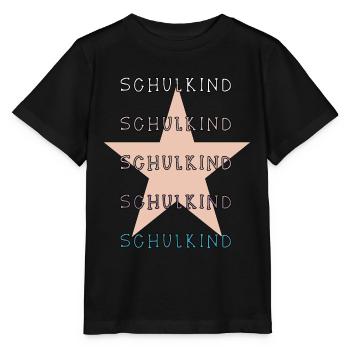 Schulstart Deluxe Schulkind Edition Schulbeginn - Stanley/Stella Kinder T-Shirt MINI CREATOR  - Schwarz - Vorne - Mikhail (115cm)