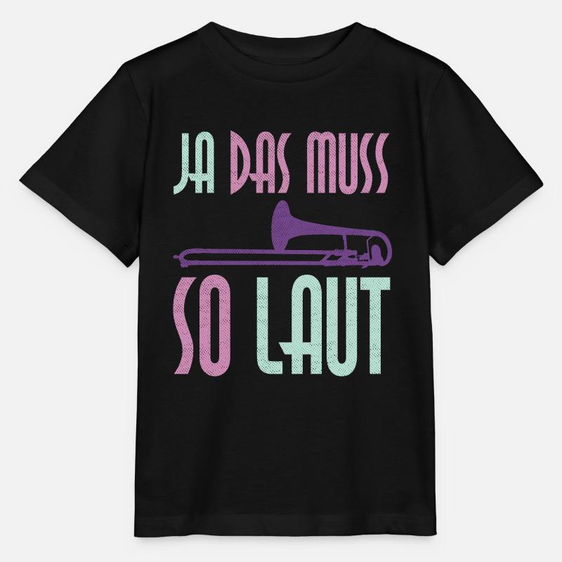 Posaune - Stanley/Stella Kinder T-Shirt MINI CREATOR  - Schwarz