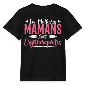 Die besten Mütter sind Ergotherapeuten - Stanley/Stella Kinder T-Shirt MINI CREATOR  - Schwarz - Vorne - Mikhail (115cm)