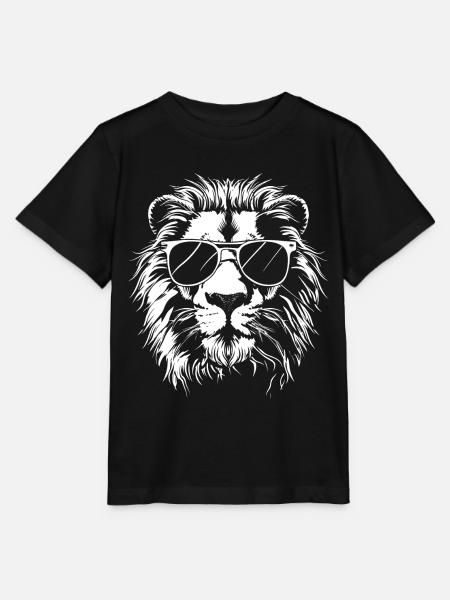 Löwe Sonnenbrille - Stanley/Stella Kinder T-Shirt MINI CREATOR  - Schwarz