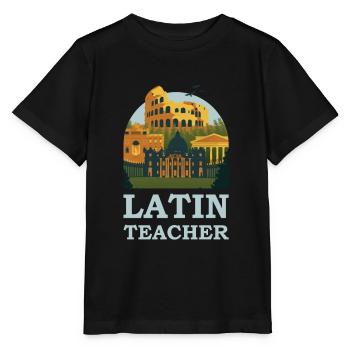 Lateinlehrer Latein Lehrer Rom - Stanley/Stella Kinder T-Shirt MINI CREATOR  - Schwarz - Vorne - Mikhail (115cm)