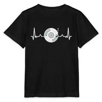 Disques vinyle à disques de disques cardiaques - T-shirt bio MINI CREATOR Stanley/Stella Enfant - noir - Devant - Mikhail (115cm)