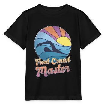 Kraul Maître Nageur Natation - T-shirt bio MINI CREATOR Stanley/Stella Enfant - noir - Devant - Mikhail (115cm)