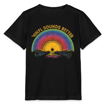 Disques vinyle LP disques de disques - T-shirt bio MINI CREATOR Stanley/Stella Enfant - noir - Devant - Mikhail (115cm)