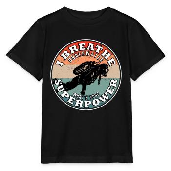 Diver Evolution Underwater Scuba Scuba Scuba - Stanley/Stella MINI CREATOR Kids’ T-Shirt - black - Front - Mikhail (115cm)