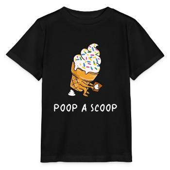 Glaces glaces crème glacée crème glacée - T-shirt bio MINI CREATOR Stanley/Stella Enfant - noir - Devant - Mikhail (115cm)
